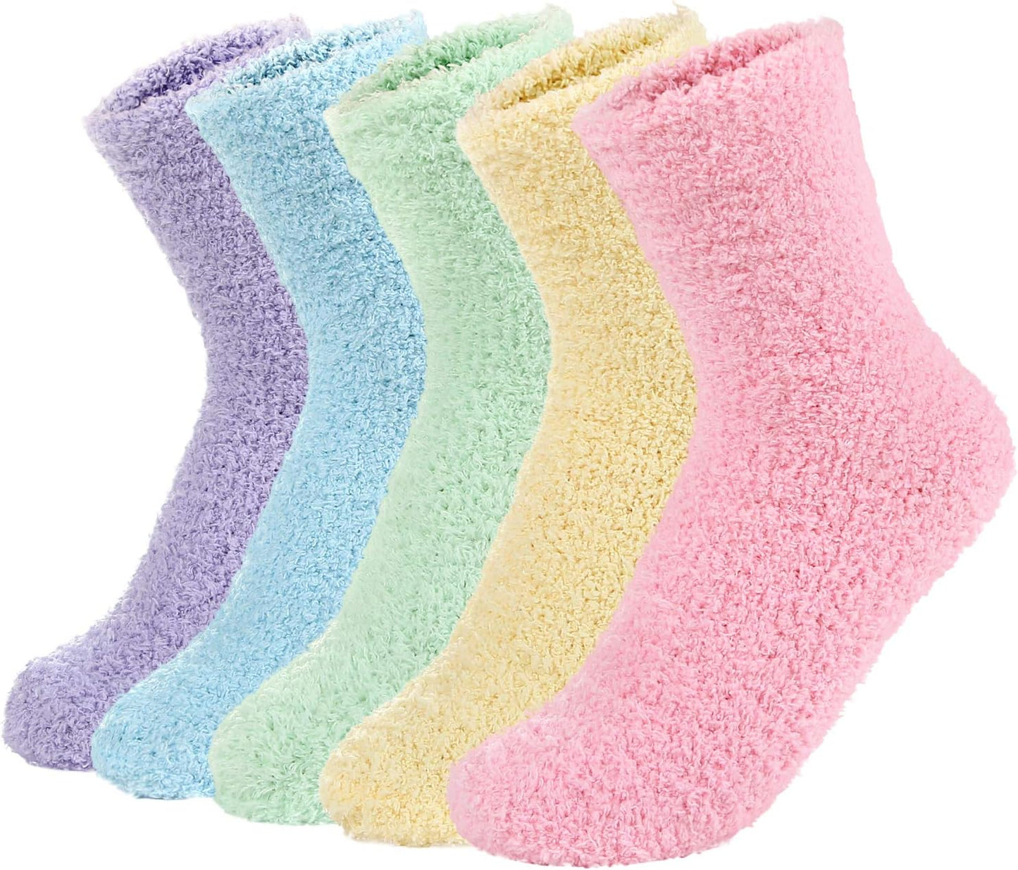 Softeez Fuzzy Nonslip Socks