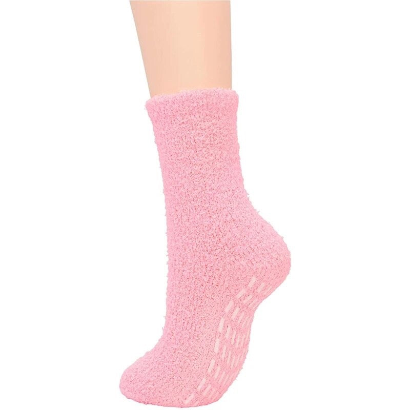 Softeez Fuzzy Nonslip Socks